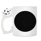 Кружка с футбольным мячиком