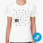 Женская спортивная футболка