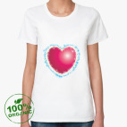 Женская футболка органик