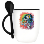 Кружка с ложкой