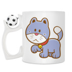 Кружка с футбольным мячиком