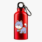 Металлическая бутылка 400 мл UV-DTF