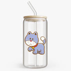 Банка с бамбуковой крышкой