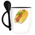 Кружка с ложкой