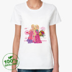 Женская футболка органик