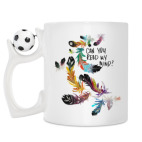 Кружка с футбольным мячиком