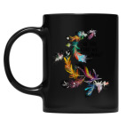 Кружка цветная UV-DTF