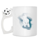 Кружка с футбольным мячиком