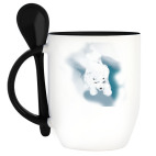 Кружка с ложкой