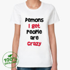 Женская футболка органик