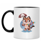 Кружка двухцветная