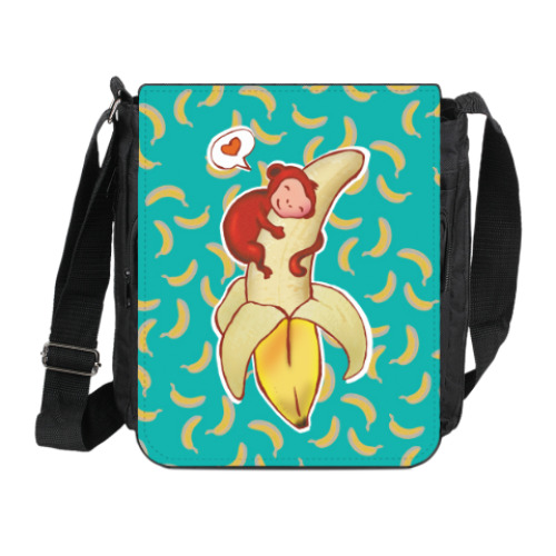 Сумка на плечо (мини-планшет) Обезьянка