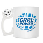 Кружка с футбольным мячиком