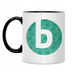 Кружка двухцветная