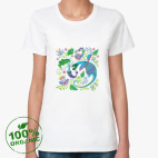 Женская футболка органик