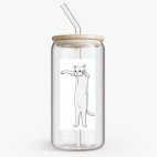 Банка с бамбуковой крышкой