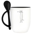 Кружка с ложкой