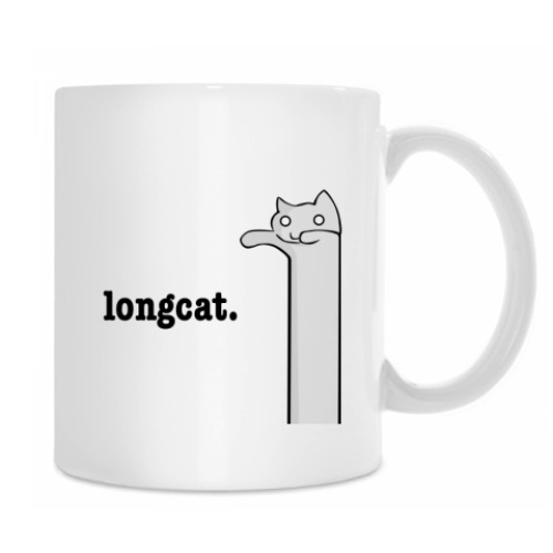 Кружка с принтом ДлинКот