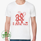 Мужская футболка органик