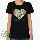 Женская футболка органик