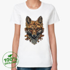 Женская футболка органик