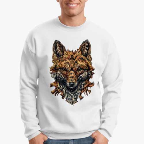 Свитшот с принтом Mechanical Fox