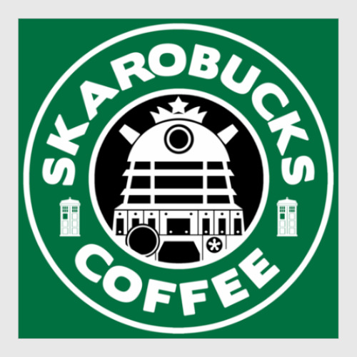 Постер с принтом Skaro Coffee DOCTOR WHO Dalek