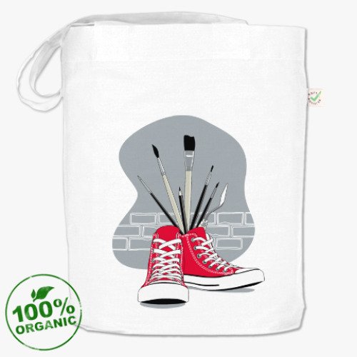 Сумка шоппер с принтом Street Art