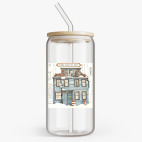 Банка с бамбуковой крышкой