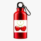 Металлическая бутылка 400 мл UV-DTF