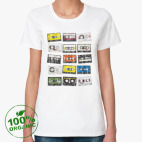 Женская футболка органик