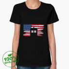 Женская футболка органик