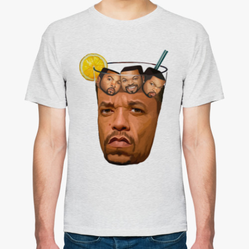 Футболка с принтом Чай со льдом