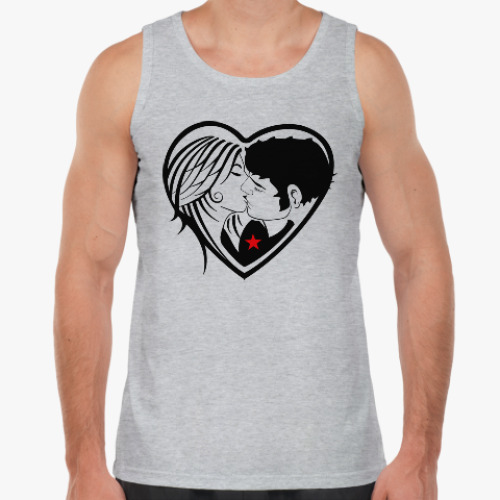 Майка с принтом Kiss Forever