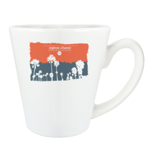 Чашка Латте Город в Калифрнии (USA)