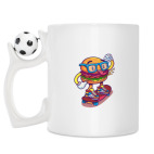 Кружка с футбольным мячиком