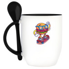 Кружка с ложкой