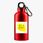 Металлическая бутылка 400 мл UV-DTF