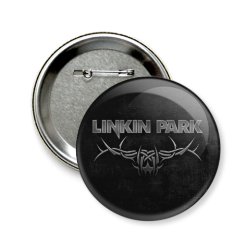 Значок 58мм с принтом Linkin Park