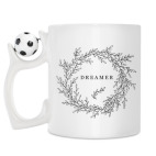 Кружка с футбольным мячиком