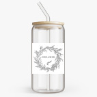 Банка с бамбуковой крышкой