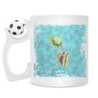 Кружка с футбольным мячиком