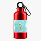 Металлическая бутылка 400 мл UV-DTF