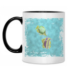 Кружка двухцветная