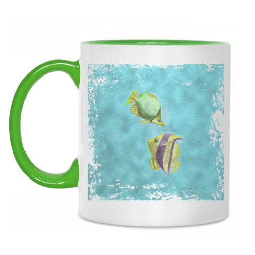 Кружка с принтом Рыбки