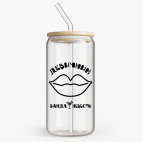 Банка с бамбуковой крышкой