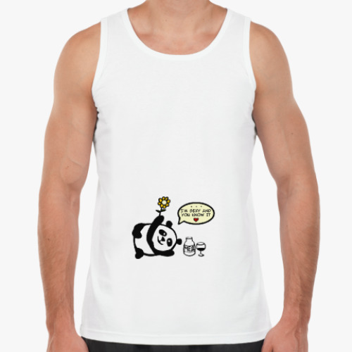 Майка с принтом Майка с пандой