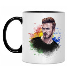 Кружка двухцветная