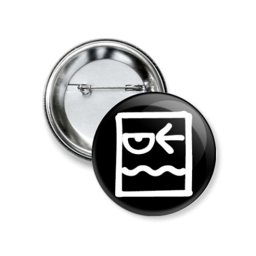 Значок 37мм с принтом  SmileMe