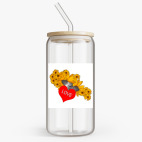 Банка с бамбуковой крышкой